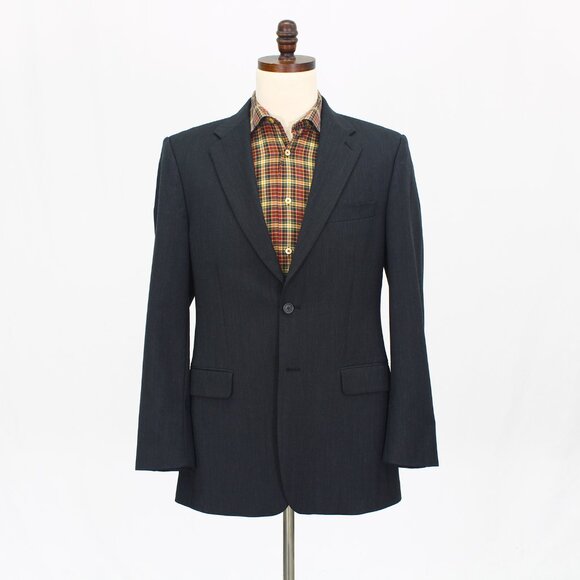 Express 40R Gray Blazer Sport Coat Jacket 2-Button Solid T963 - Picture 1 of 11